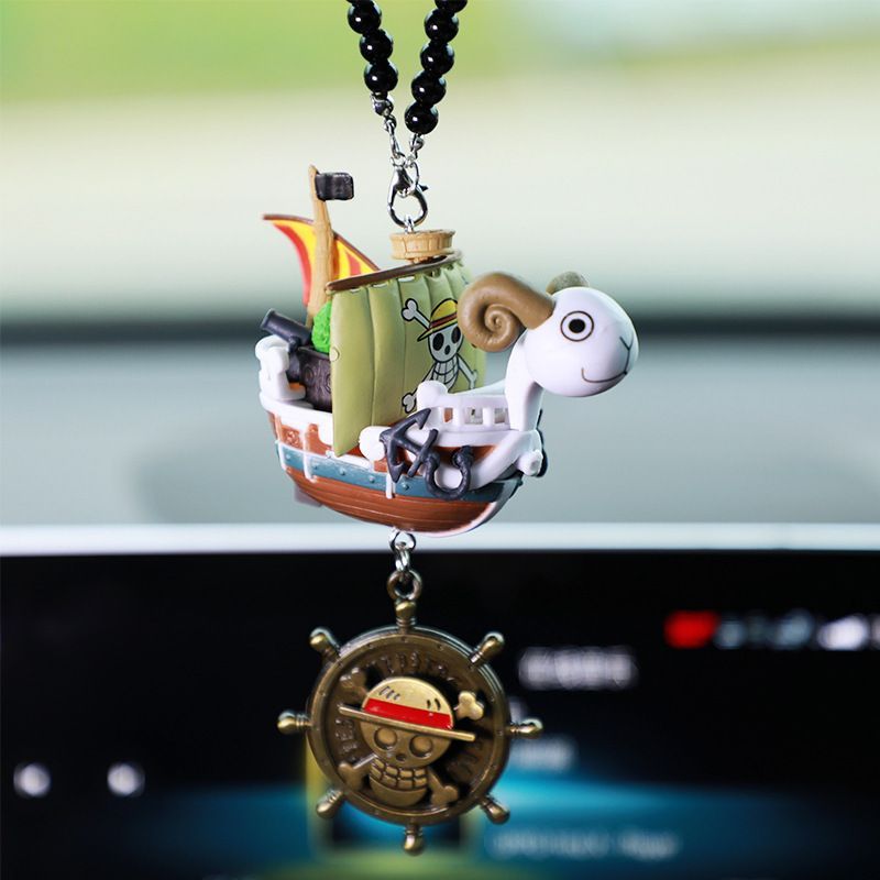 Car Accessories Hanging From Mirror - 인기 애니메이션 원피스 자동차 펜던트 백미러