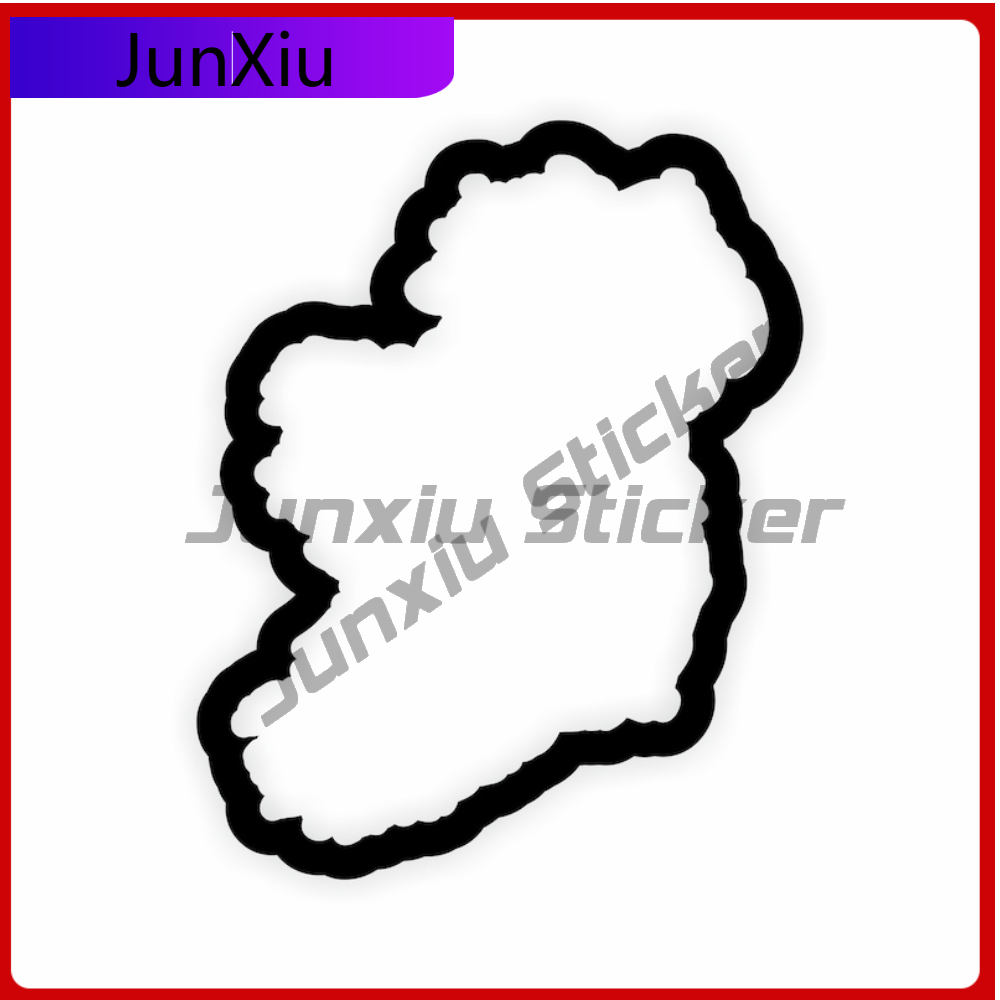 Car Accessories Ireland - 아일랜드 아웃라인 스티커 트럭 보트용 고품질