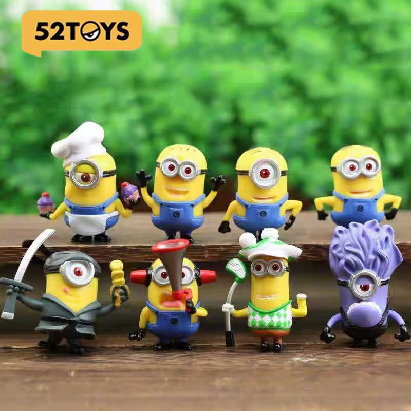 Car Accessories Oman - 8 Pcs/1set 52TOYS 미니언즈 만화 귀여운