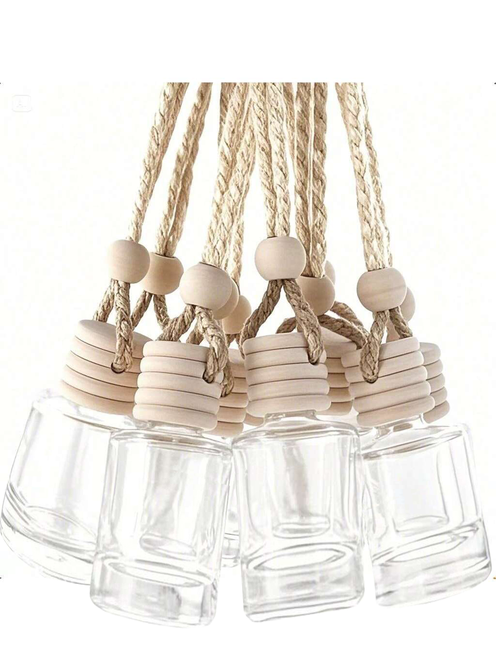 Car Fragrance Diffuser - 20pcs 교수형 자동차 방향제 빈 투명