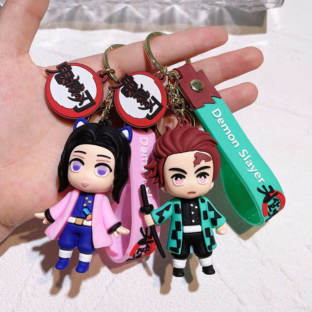Car Accessories Xmas - 할로윈 악마 사냥꾼 애니메이션 캐릭터 키체인,