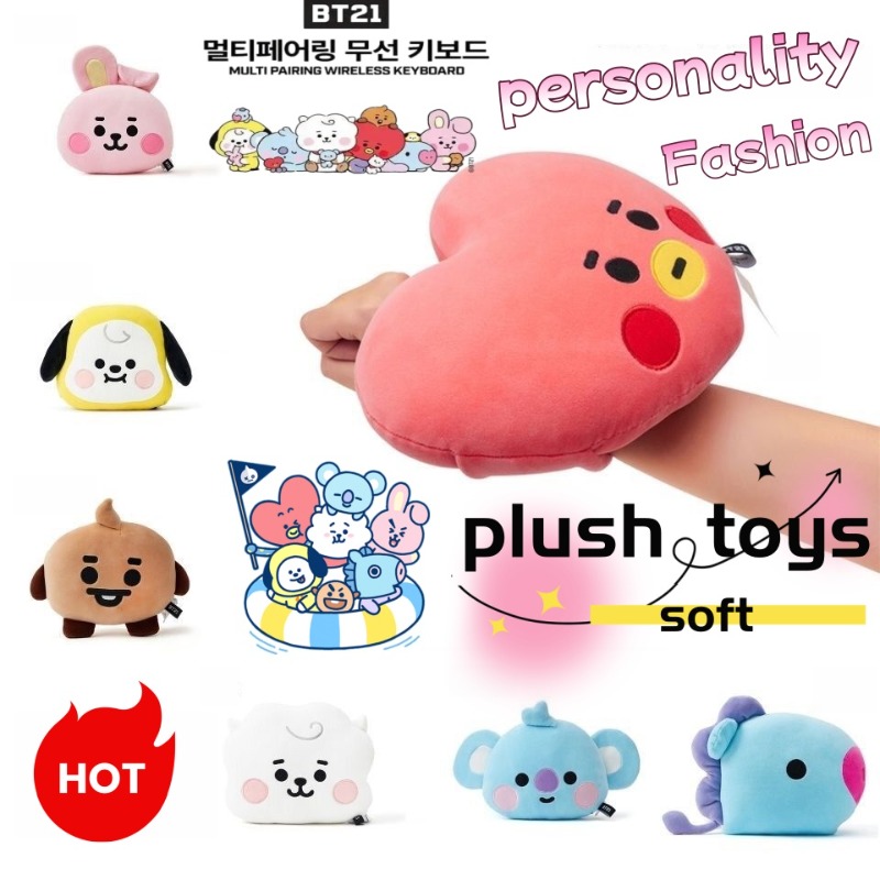 Car Accessories Cute - BT21 얼굴 모양의 베개 귀여운 패션