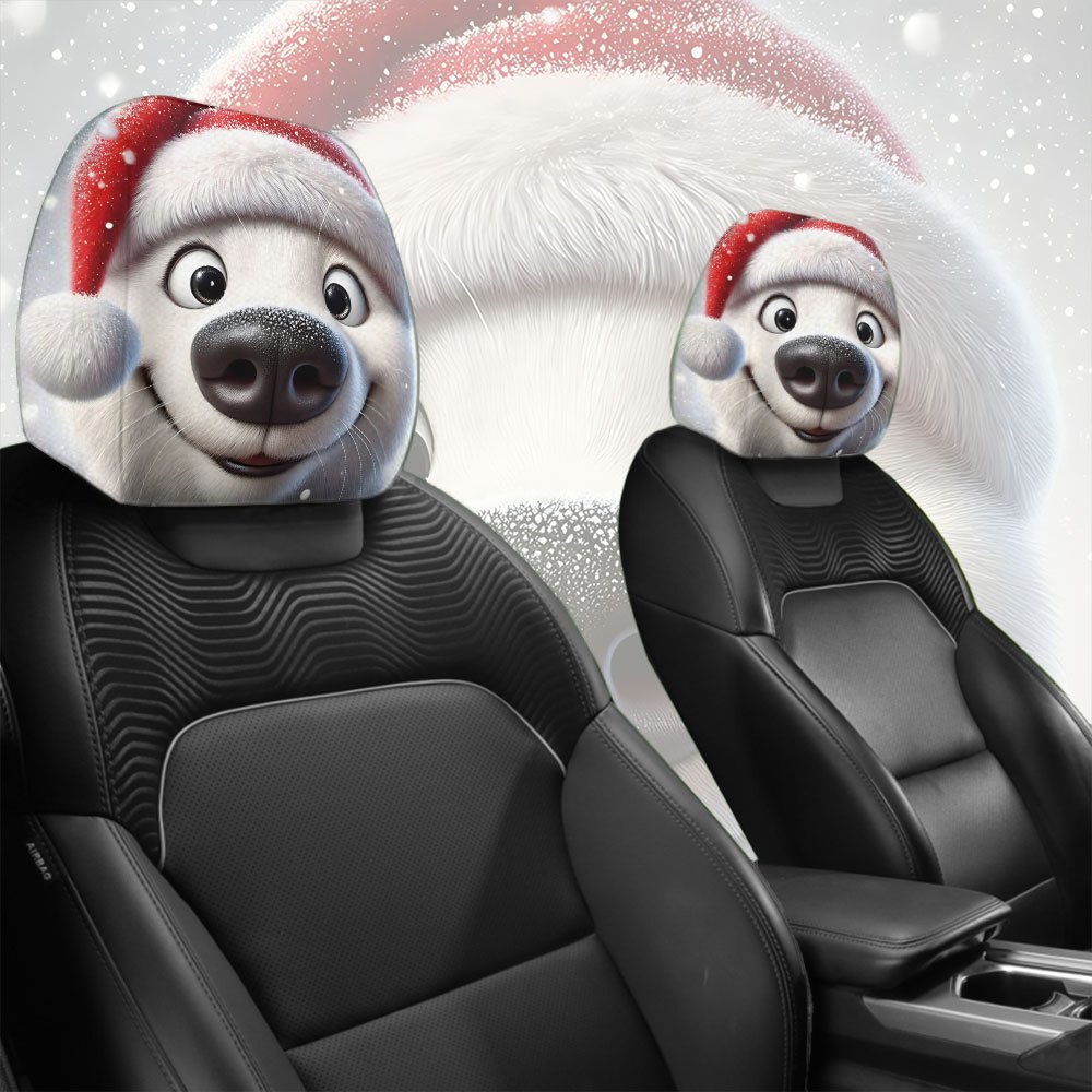 Car Accessories Xmas - 2개 크리스마스 모자, 귀여운 강아지 자동차