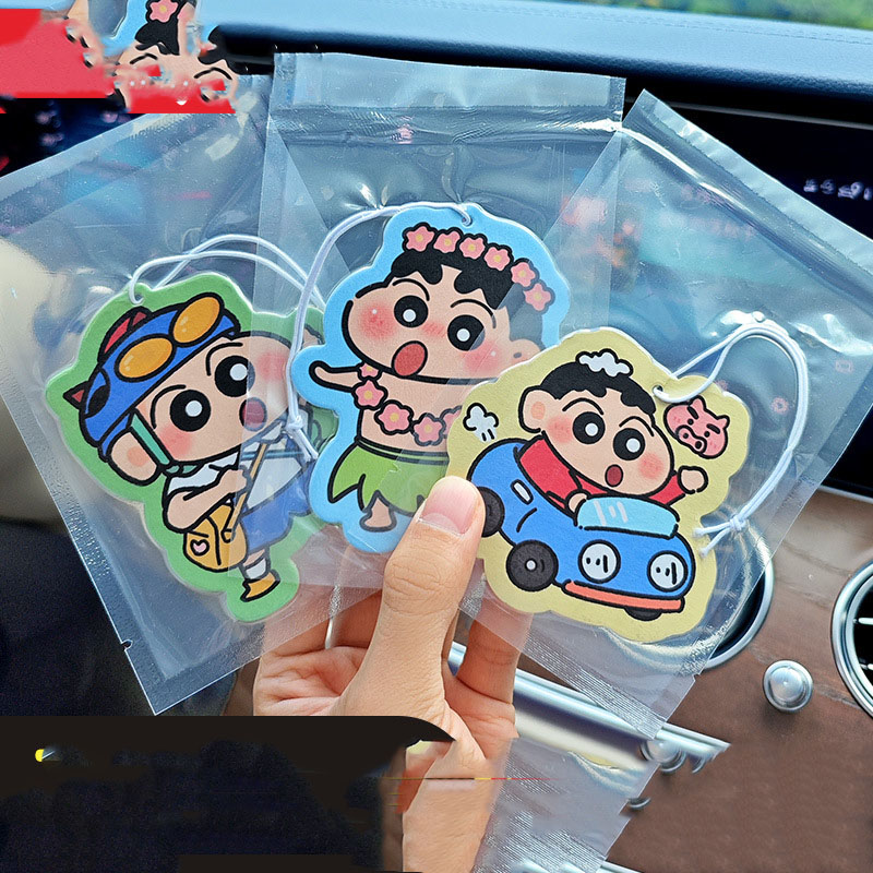 Car Accessories Hanging From Mirror - 귀여운 신짱 자동차 방향제, 룸미러 장식용