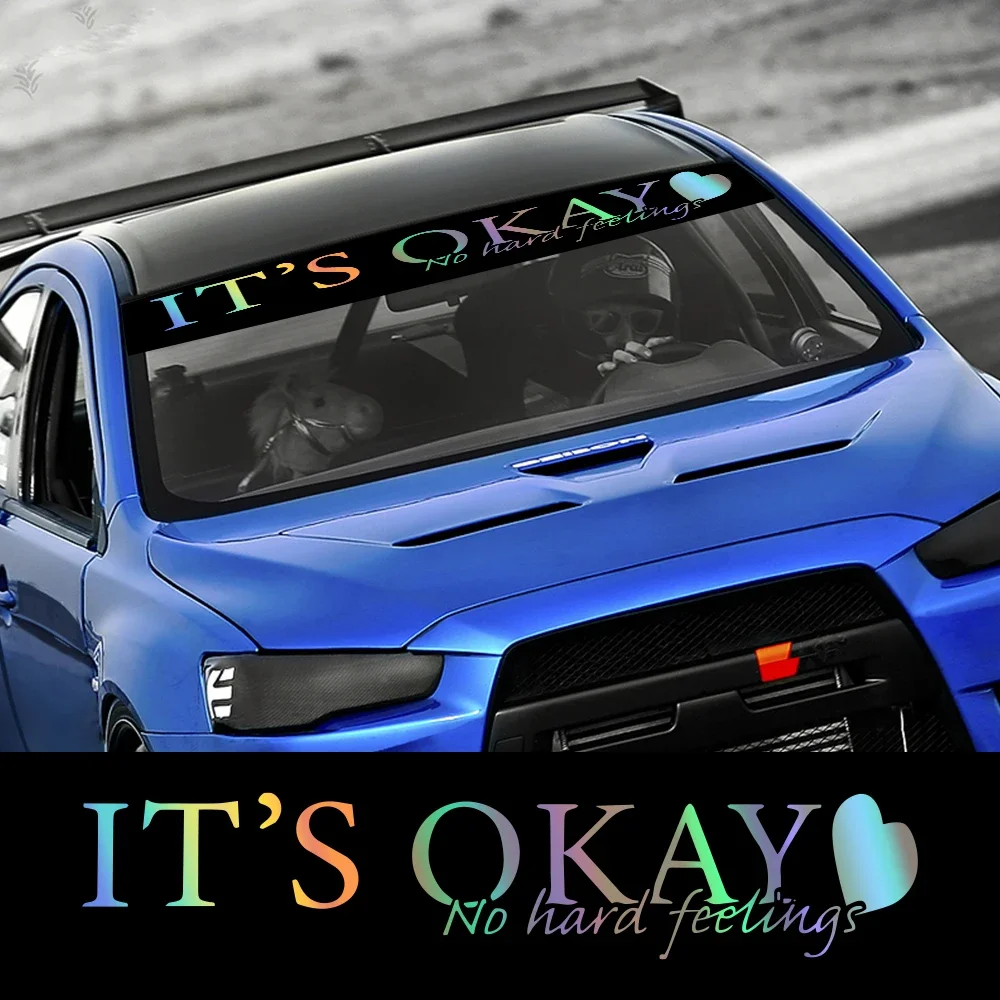 Car Accessories Banner - 자동차 스티커 화난 마음 없이 괜찮아요