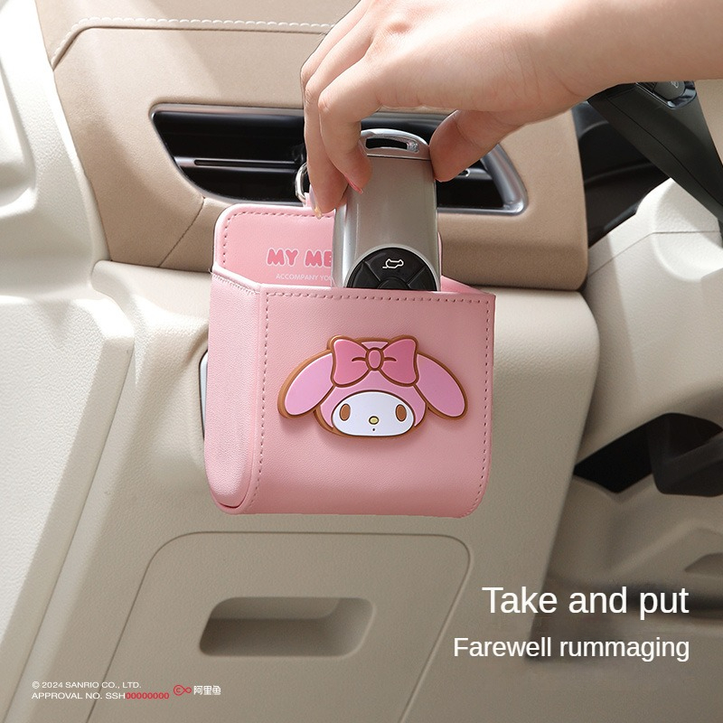 산리오 쿠로미 헬로키티 차량 에어컨 통풍구 수납함 수납 - Car Accessories Hanging 리뷰 및 가격