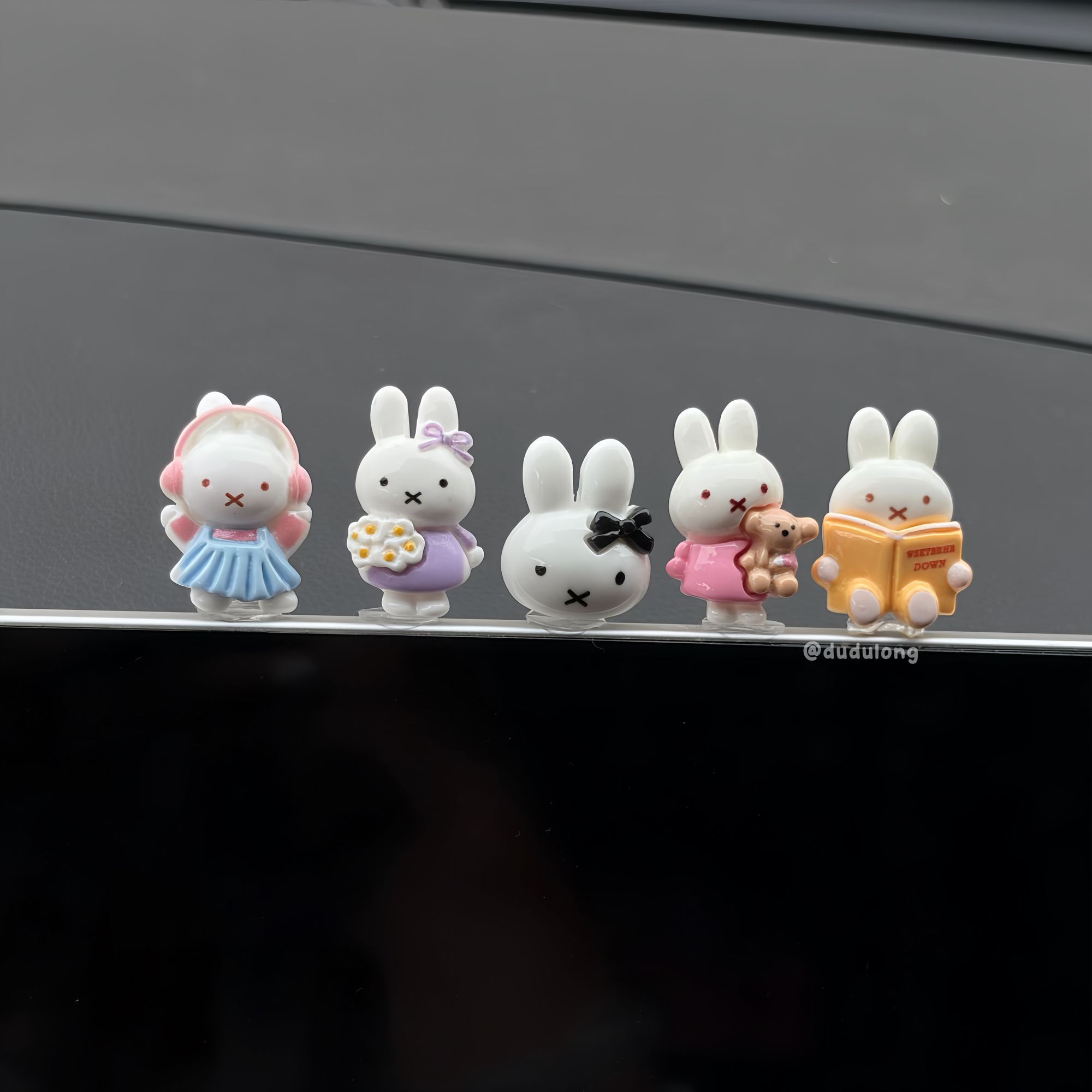 한국 스타일 꽃다발 미피 토끼 자동차 장식 스티커 귀여 - Car Accessories Cute 리뷰 및 가격