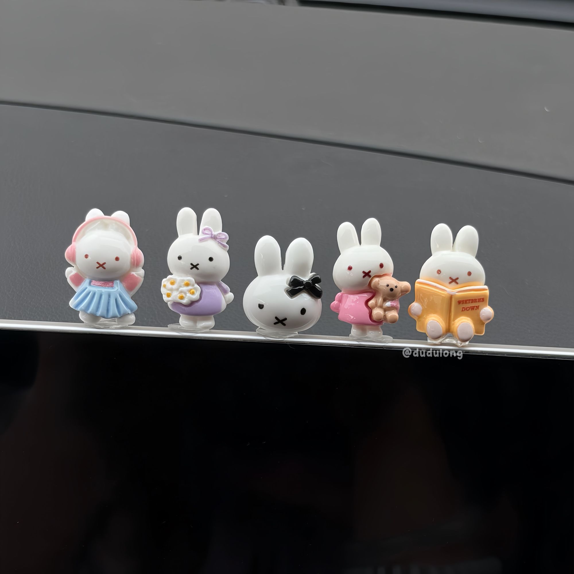 한국 스타일 꽃다발 미피 토끼 자동차 장식 스티커 귀여 - Car Accessories Cute 리뷰 및 가격