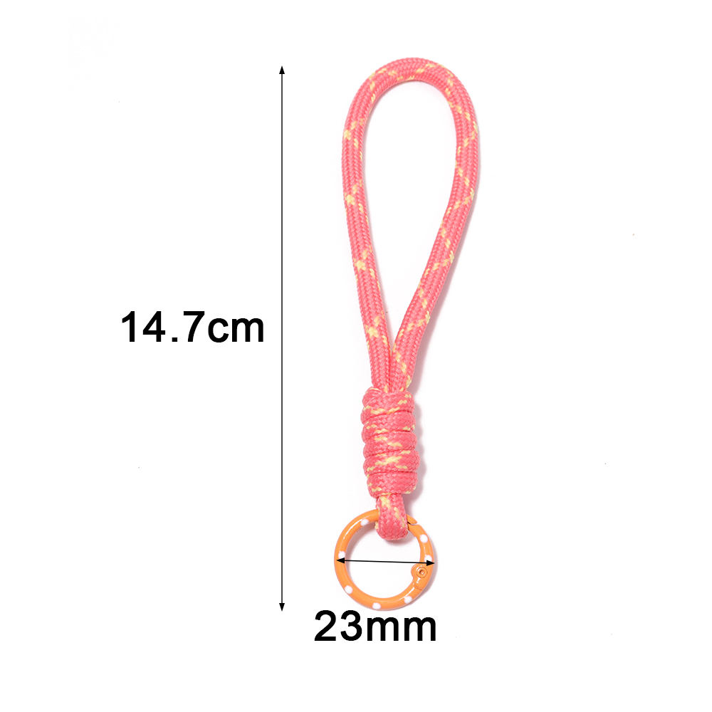 5개/세트 다채로운 색상의 땋은 키체인 휴대폰 끈 분실 - Car Accessories Hanging 리뷰 및 가격