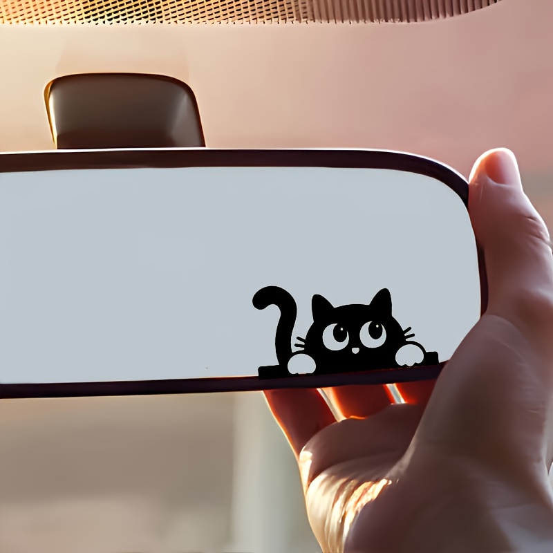 귀여운 고양이 자동차 백미러 스티커 사이드 윈도우 재미 - Car Accessories Xmas 리뷰 및 가격