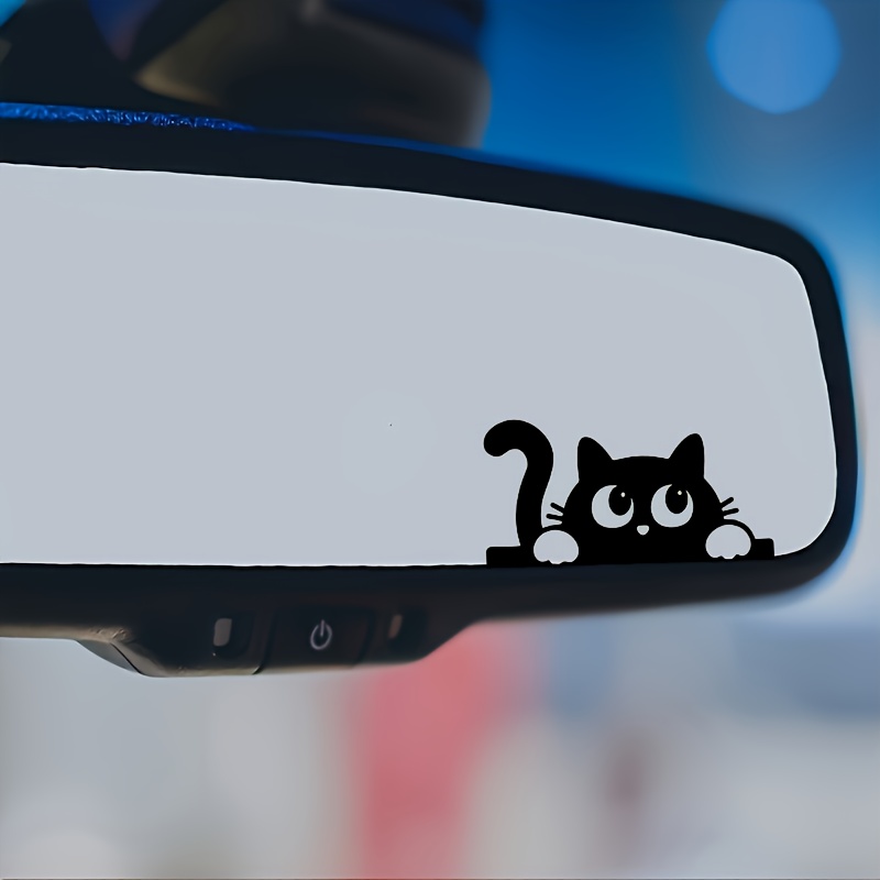 귀여운 고양이 자동차 백미러 스티커 사이드 윈도우 재미 - Car Accessories Xmas 리뷰 및 가격