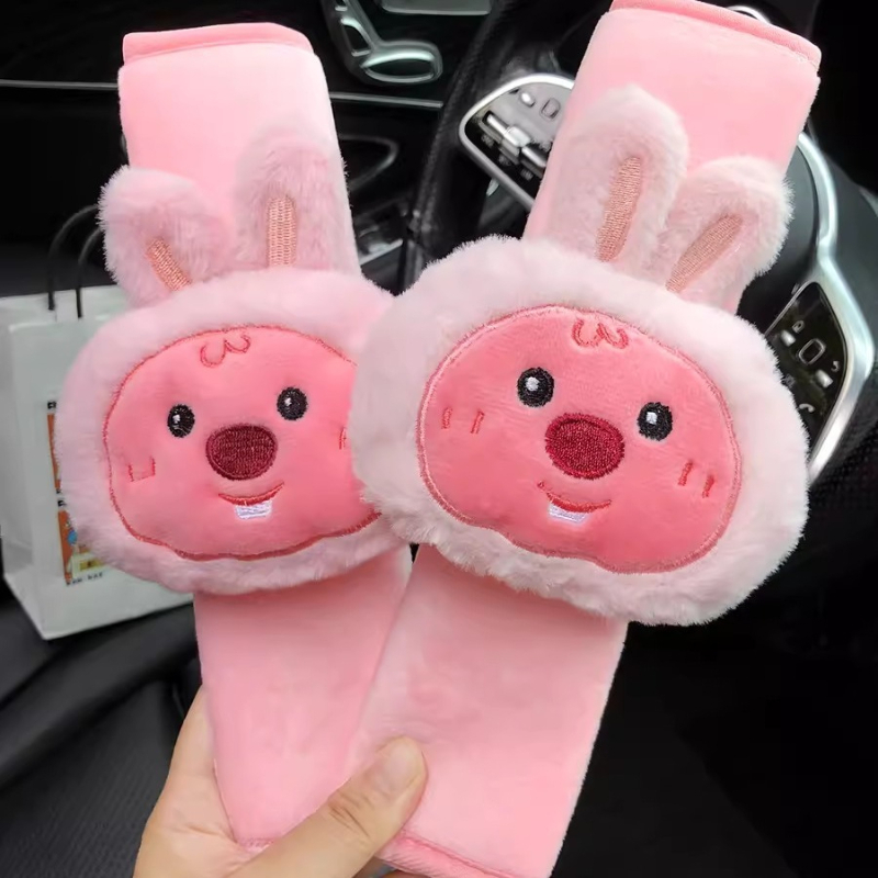 귀여운 만화 비버 루피 인형, 창의적인 자동차 안전벨트 - Car Accessories Cute 리뷰 및 가격