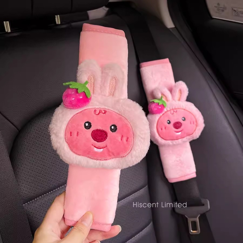 귀여운 만화 비버 루피 인형, 창의적인 자동차 안전벨트 - Car Accessories Cute 리뷰 및 가격