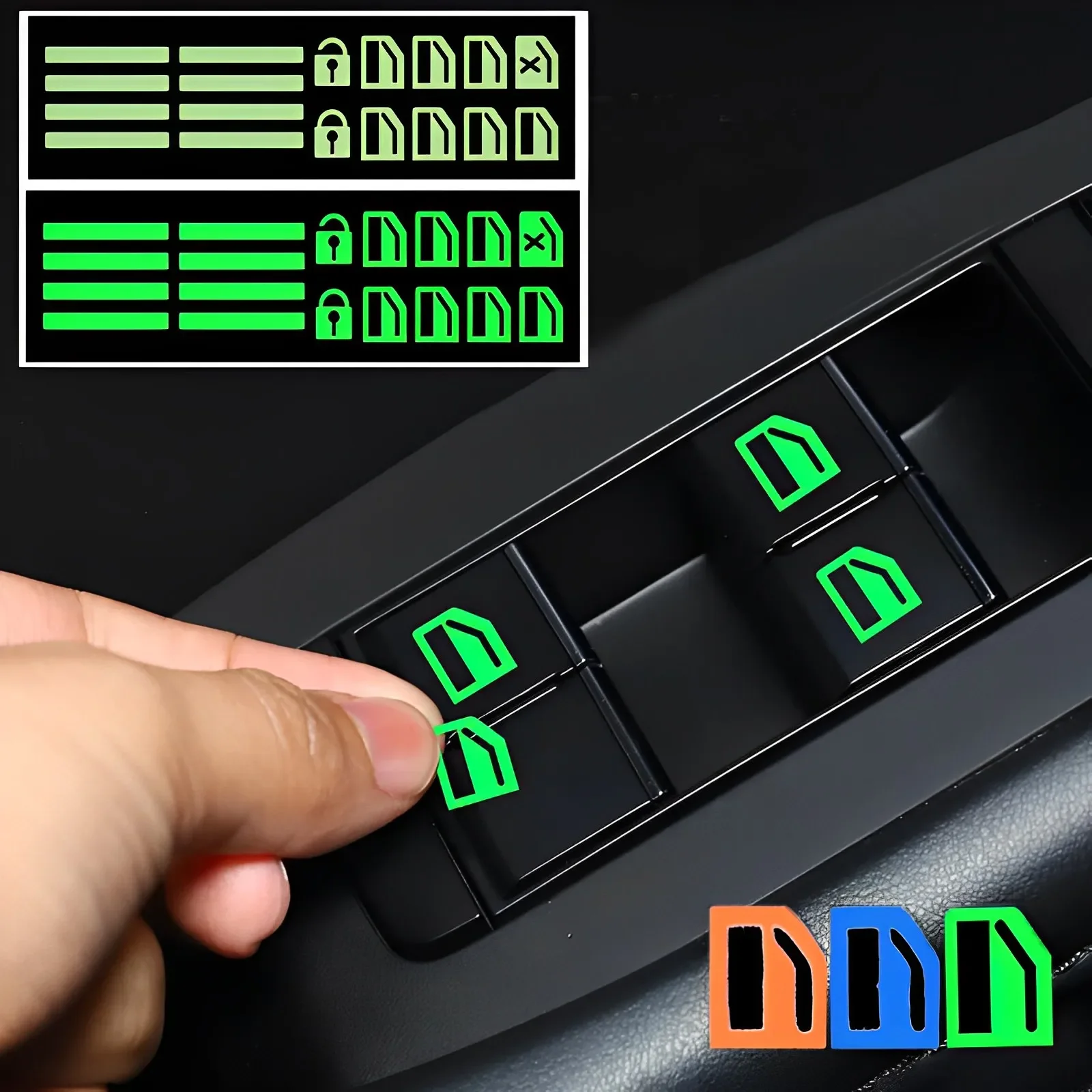 18개 자동차 창문 제어 버튼 야광 스티커, 자동차 내 - Car Accessories Nz 리뷰 및 가격