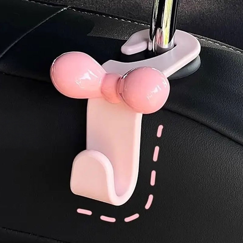 미니멀리스트 보우 자동차 뒷좌석 걸이형 후크, 차량 내 - Car Accessories Hanging 리뷰 및 가격