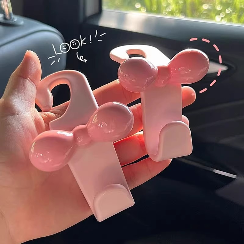 미니멀리스트 보우 자동차 뒷좌석 걸이형 후크, 차량 내 - Car Accessories Hanging 리뷰 및 가격