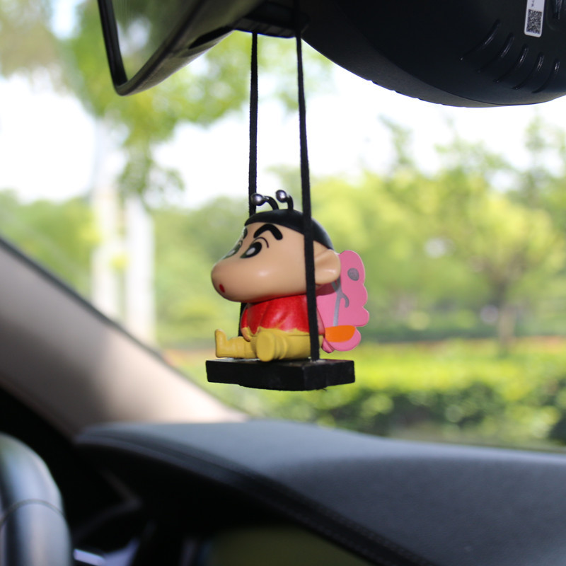 귀여운 신짱 자동차 펜던트, 귀여운 백미러 아로마 장식 - Car Accessories Hanging From Mirror 리뷰 및 가격