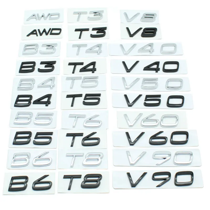볼보 자동차 액세서리용 B3 B4 B5 B6 레터 라벨 - Car Accessories Nz 리뷰 및 가격