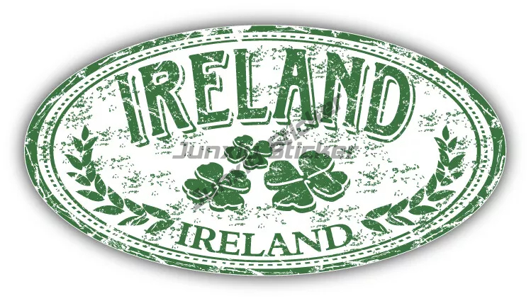 빈티지 아일랜드 국기 비닐 다이 컷 데칼 코트 오브 팔 - Car Accessories Ireland 리뷰 및 가격