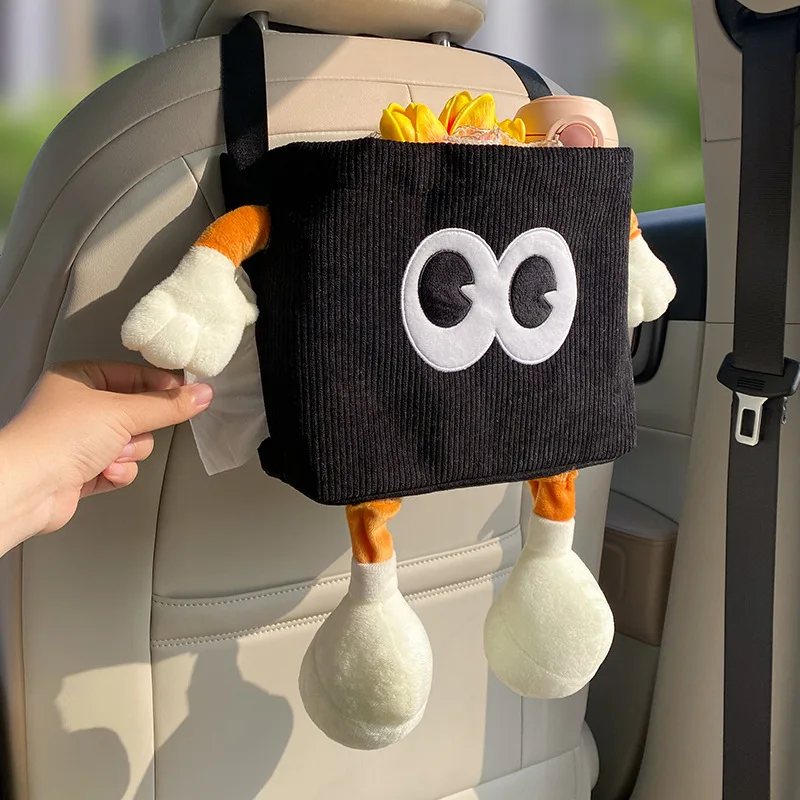 자동차 쓰레기통, 만화 눈 우산 물병 보관 가방, 자동 - Car Accessories Hanging 리뷰 및 가격