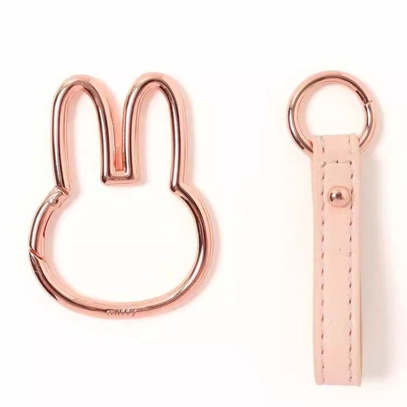 Miffy 키 체인 Kawaii 만화 토끼 머리 열쇠  - Car Accessories Xmas 리뷰 및 가격