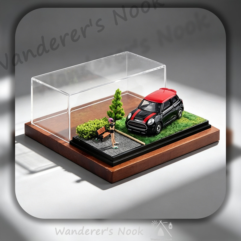 새로운 1:64 자동차 모델 장면 디스플레이 박스 트렌 - Car Accessories Oman 리뷰 및 가격