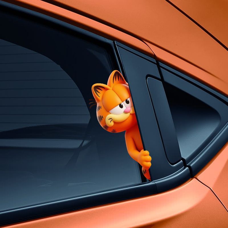 가필드 애니메이션 만화 귀엽고 재미있는 비밀스러운 시청 - Car Accessories Cute 리뷰 및 가격