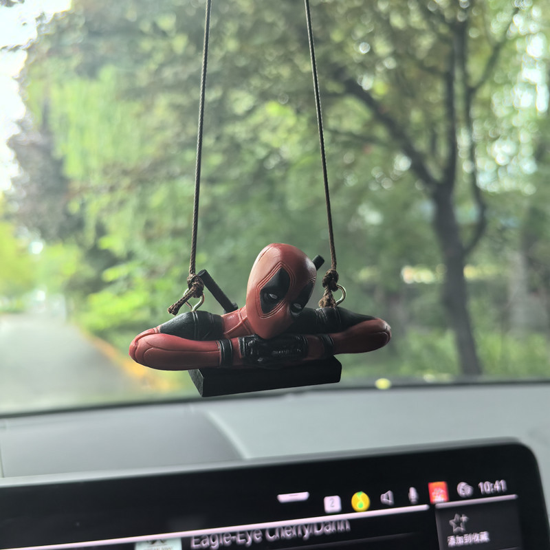 마블 데드 풀 자동차 백미러 펜던트 독서 데드 풀 자동 - Car Accessories Xmas 리뷰 및 가격