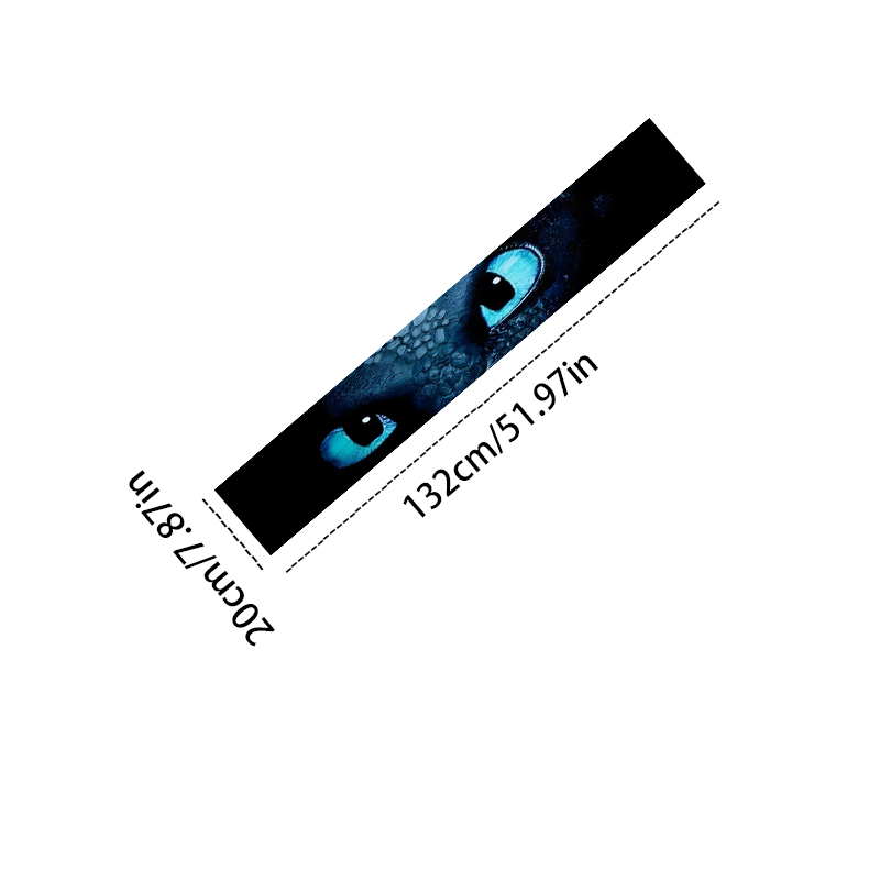 1피스 세트 투슬리스 자동차 앞 유리창 스티커 비닐 데 - Car Accessories Banner 리뷰 및 가격