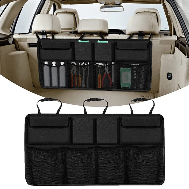 자동차 뒷좌석 수납 가방 네트 조절 가능한 트렁크 수납 - Car Accessories Hanging 리뷰 및 가격