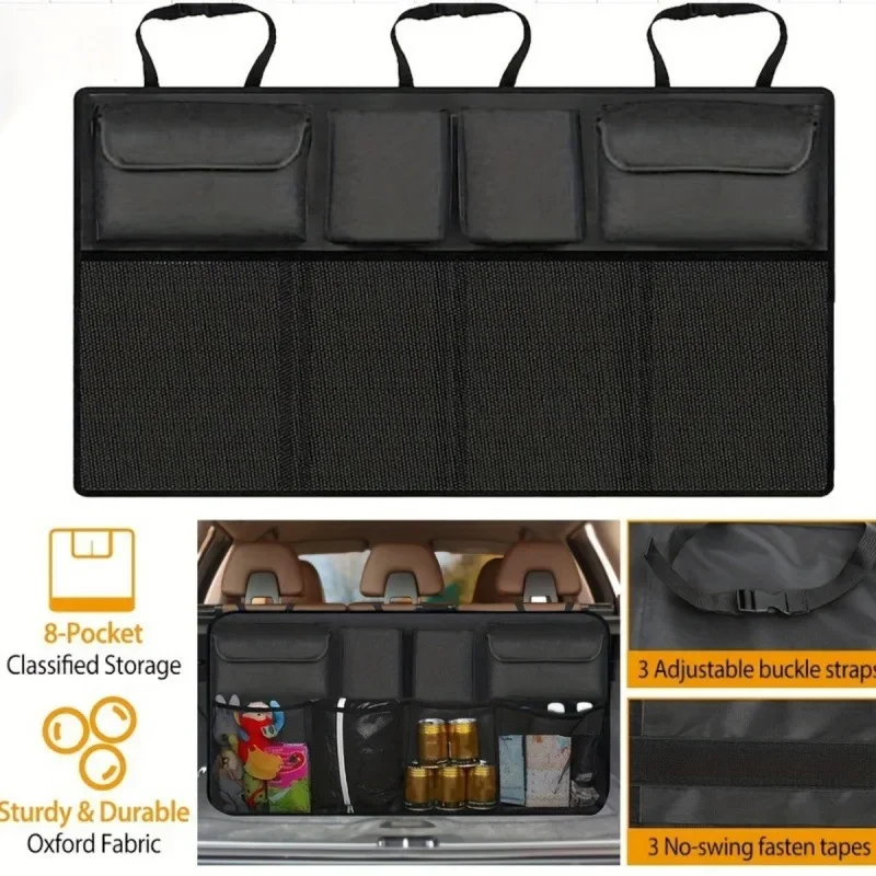 자동차 뒷좌석 수납 가방 네트 조절 가능한 트렁크 수납 - Car Accessories Hanging 리뷰 및 가격