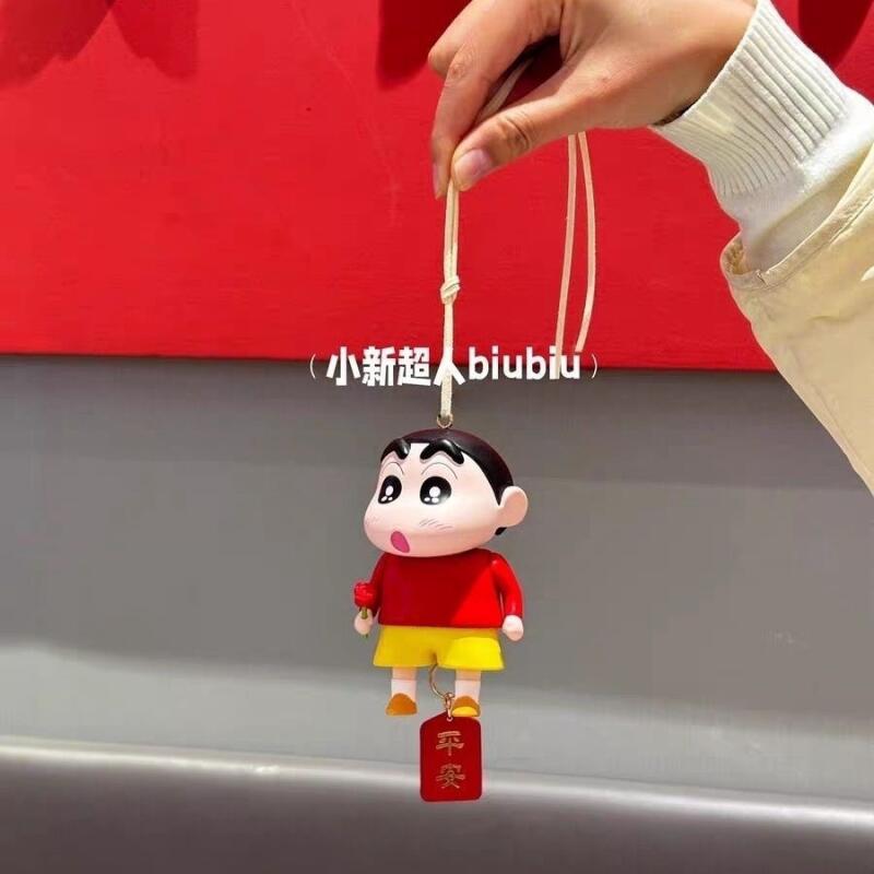 귀여운 크레용신짱 자동차 백미러 펜던트 귀여운 만화 인 - Car Accessories Hanging From Mirror 리뷰 및 가격