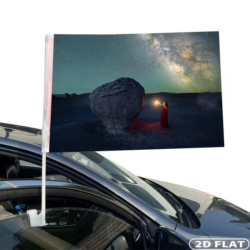1개/4개/8개 맞춤형 2D 평면 자동차 깃발, 나만의 - Car Accessories Banner 리뷰 및 가격