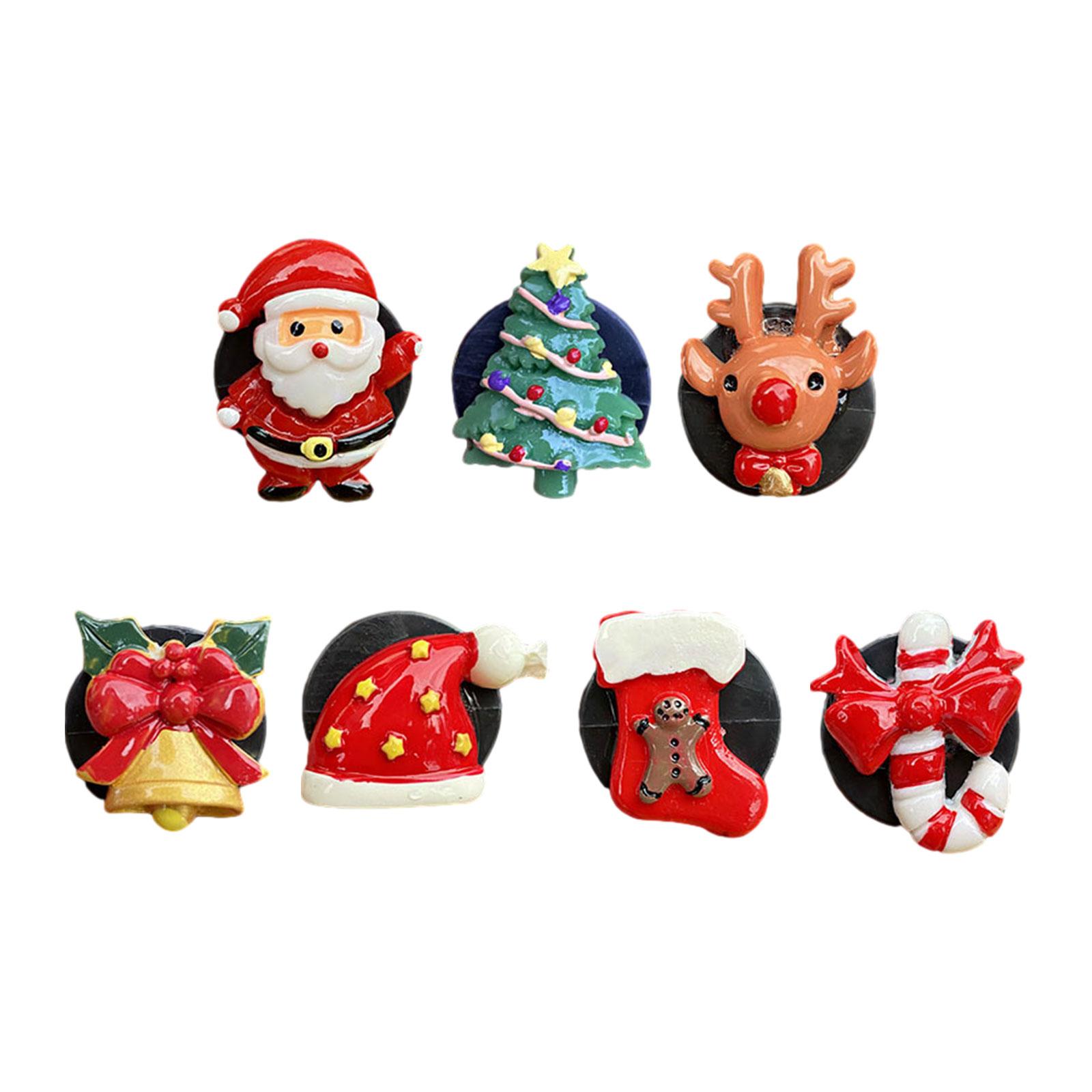 자동차 실내 크리스마스 장식용 차량 방향제 클립 레진  - Car Accessories Xmas 리뷰 및 가격